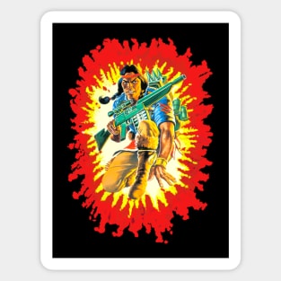 Spirit GI Joe toy art card Sticker